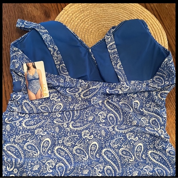 Lole Tummy Tuck One Piece Swimsuit Size 16 - Picture 7 of 10